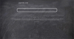 Desktop Screenshot of jepordy.com